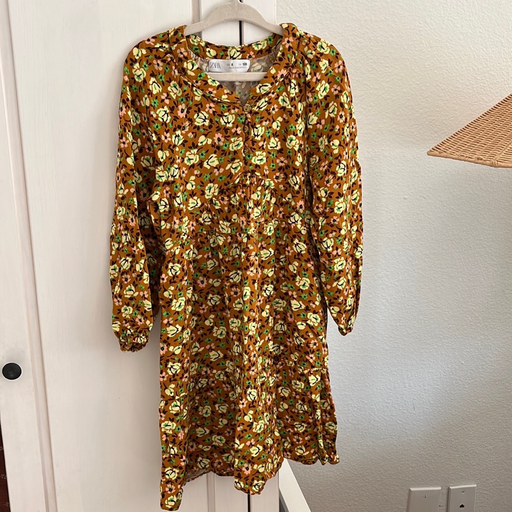 Zara Girls Floral Dress
